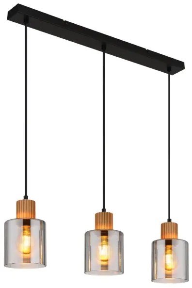 Globo 15768-3 - Zsinóros csillár ALEIDIS 3xE27/25W/230V