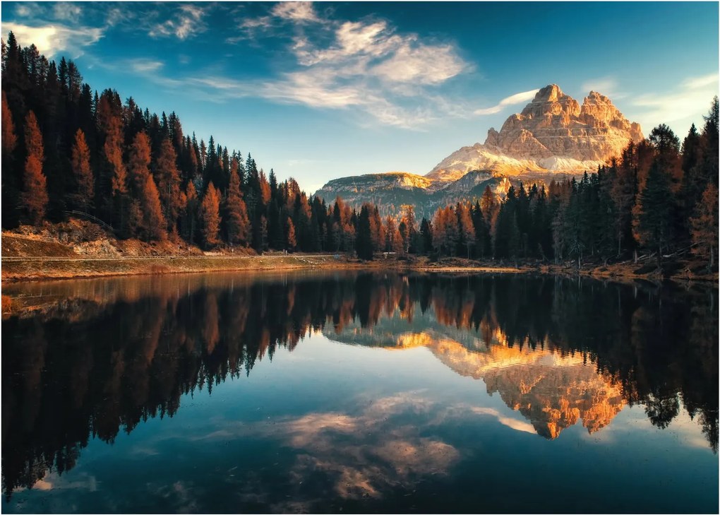 Kép - alpesi, olaszország, dolomitok, Antorno (70x50 cm)