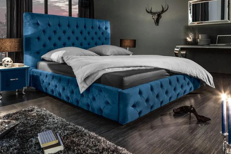 Párizs ágy 180x200cm kék