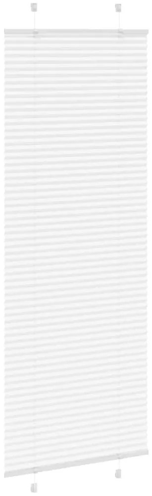 pliszírozott redőny Fehér 70x200 cm szövetszélesség 69,4 cm
