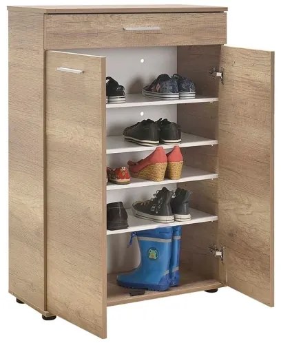 Cipősszekrény 108x73 cm barna