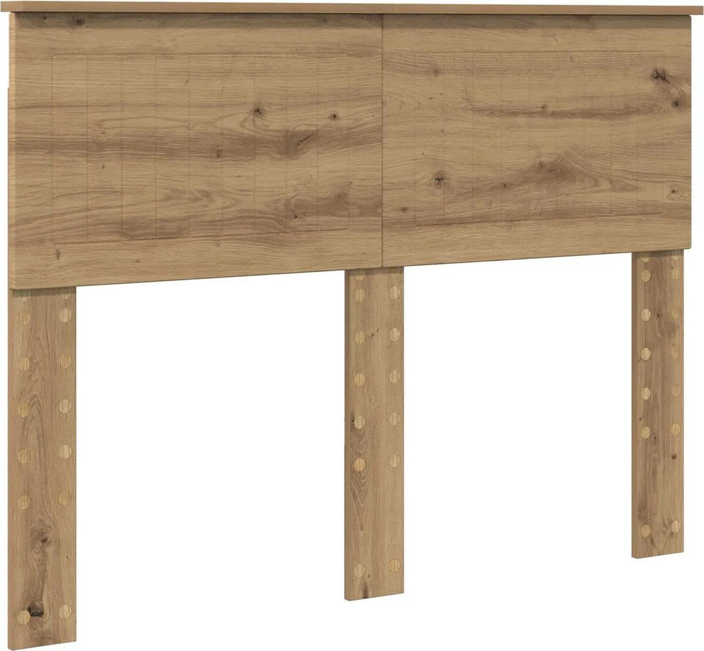 vidaXL Fejtámla Artisan tölgy 120 cm Faanyag