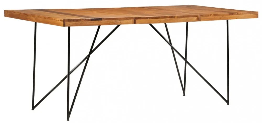 tömör akácfa étkezőasztal 180 x 90 x 76 cm