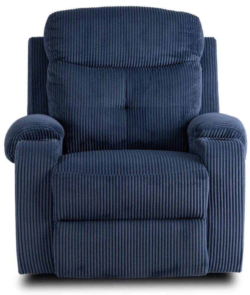 TV és Relaxfotel Sötétkék Kordbársony Szövettel. TORRES