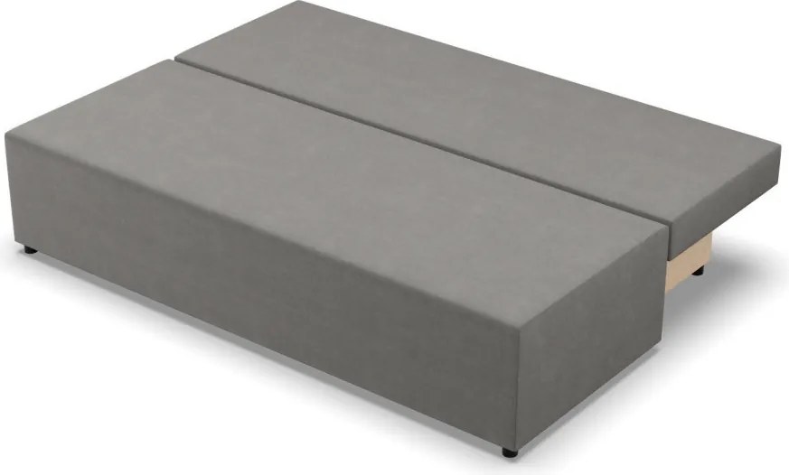 Nobu kanapé, bársony, világosszürke