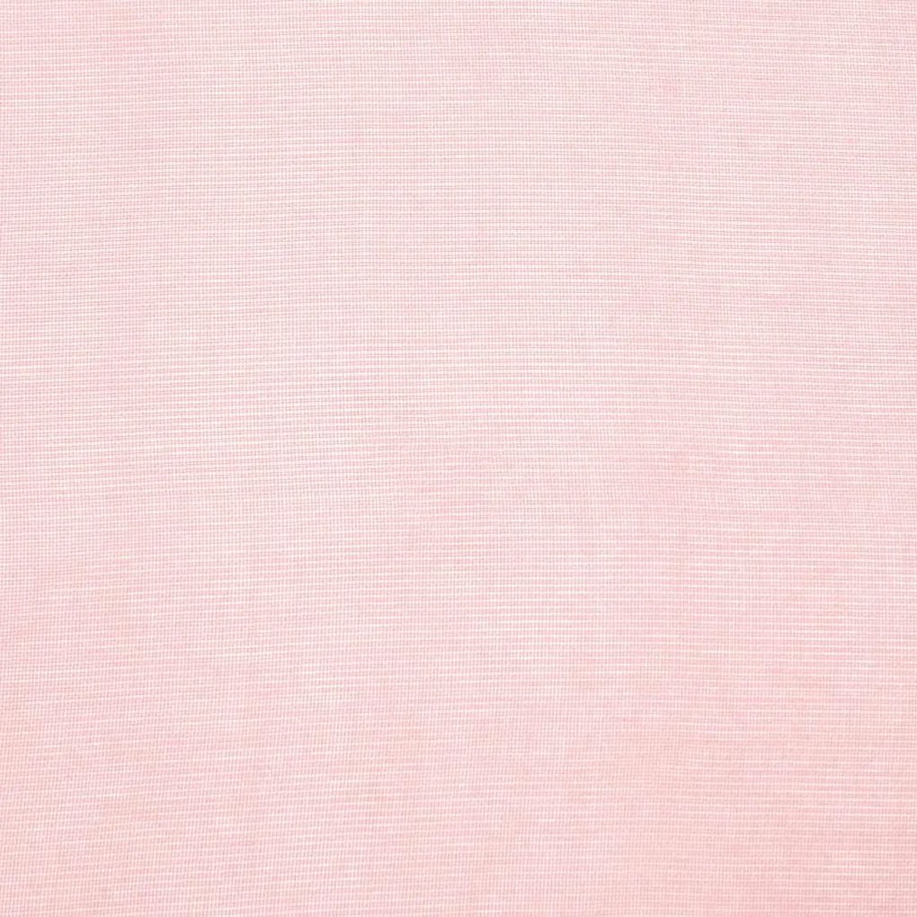 2 db világos rózsaszínű fátyolfüggönyök hurokkal 140x260 cm
