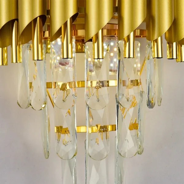 Brilagi - Fali lámpa ECLIPSE 2xE14/10W/230V aranyszínű