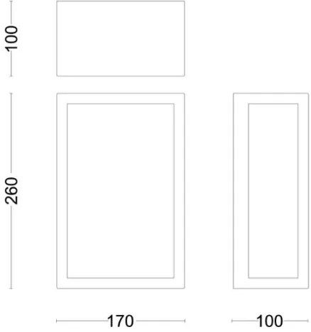Philips - Kültéri fali lámpa ALZOR 1xE27/25W/230V IP44