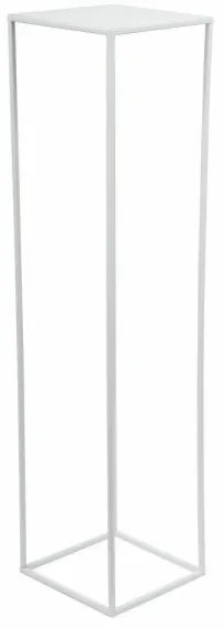 Virágállvány 100x24 cm fehér