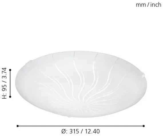 Eglo 96111 - LED Mennyezeti lámpa MARGITTA 1 LED/11W/230V