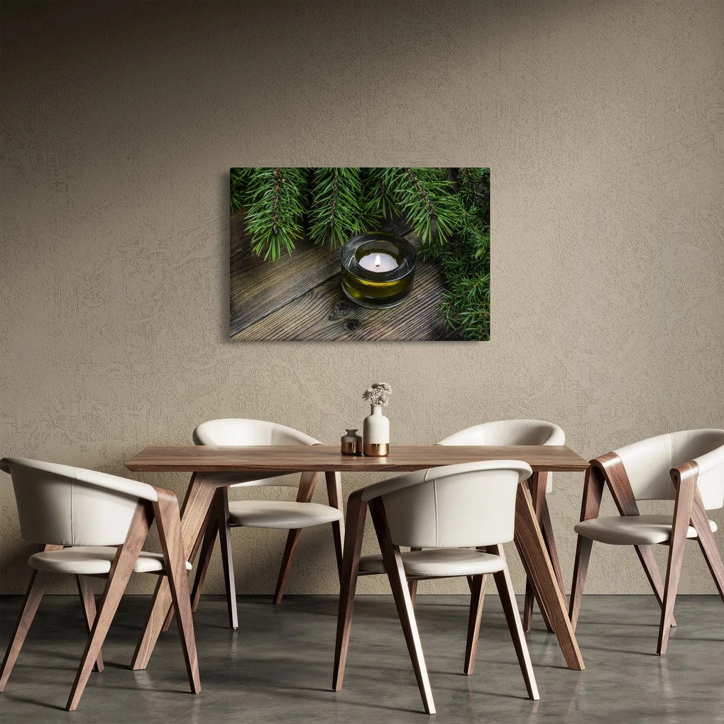 Kép - karácsonyi gyertya (90x60 cm)