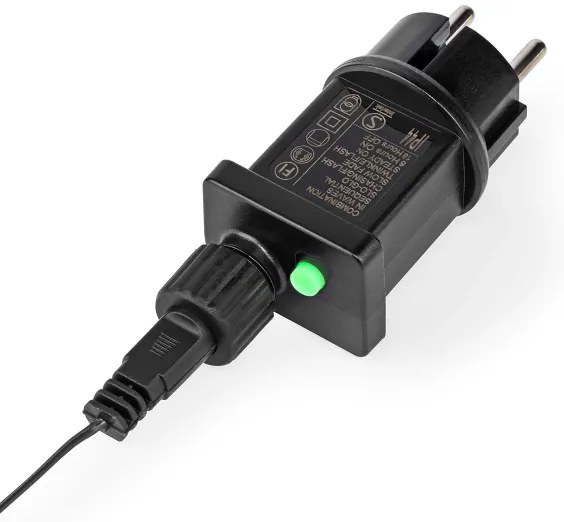 Nedis CLLC180C - LED karácsonyi függöny 180 LED, 7 funkció, 10,9 m, IP44, hideg