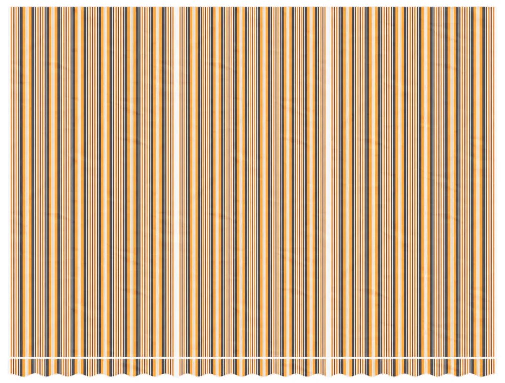 Többszínű csíkos pótszövet napellenzőhöz 5 x 3,5 m