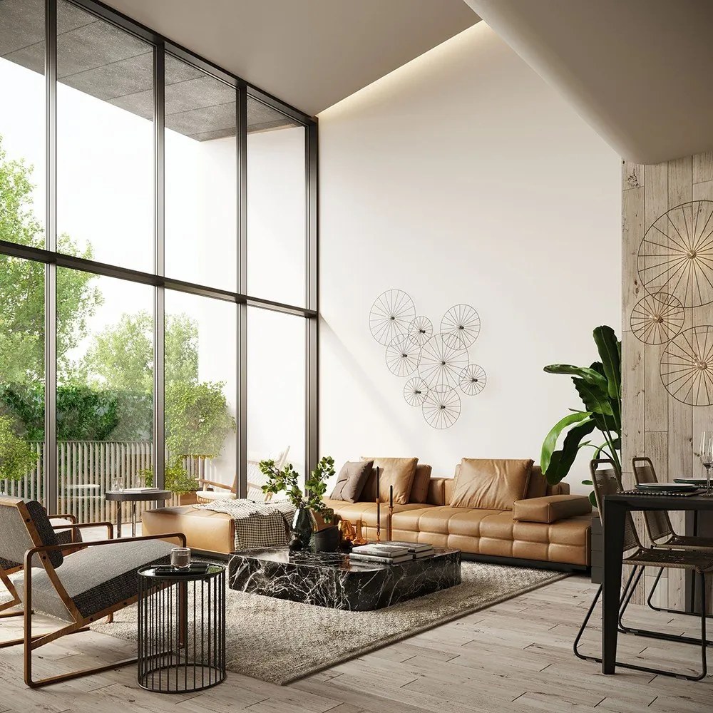 Fekete mennyezeti lámpa ø 45 cm Soho – Sollux