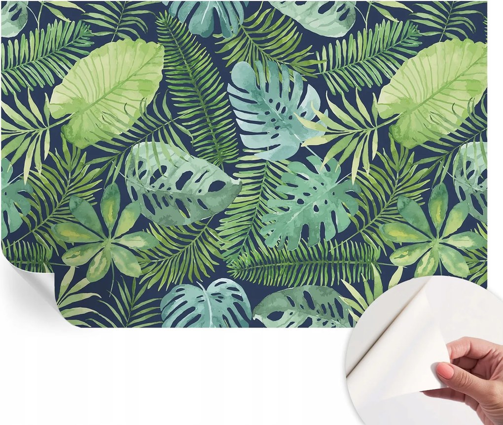Öntapadós Dekoratív Fotótapéta Hálószobába Trópusi levelek 104x70