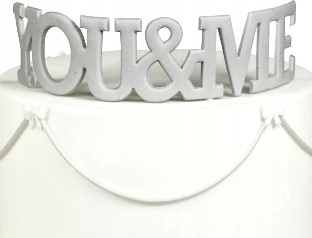 Fmm You&amp;me feliratú süteménykiszúró, 4 x 13 cm