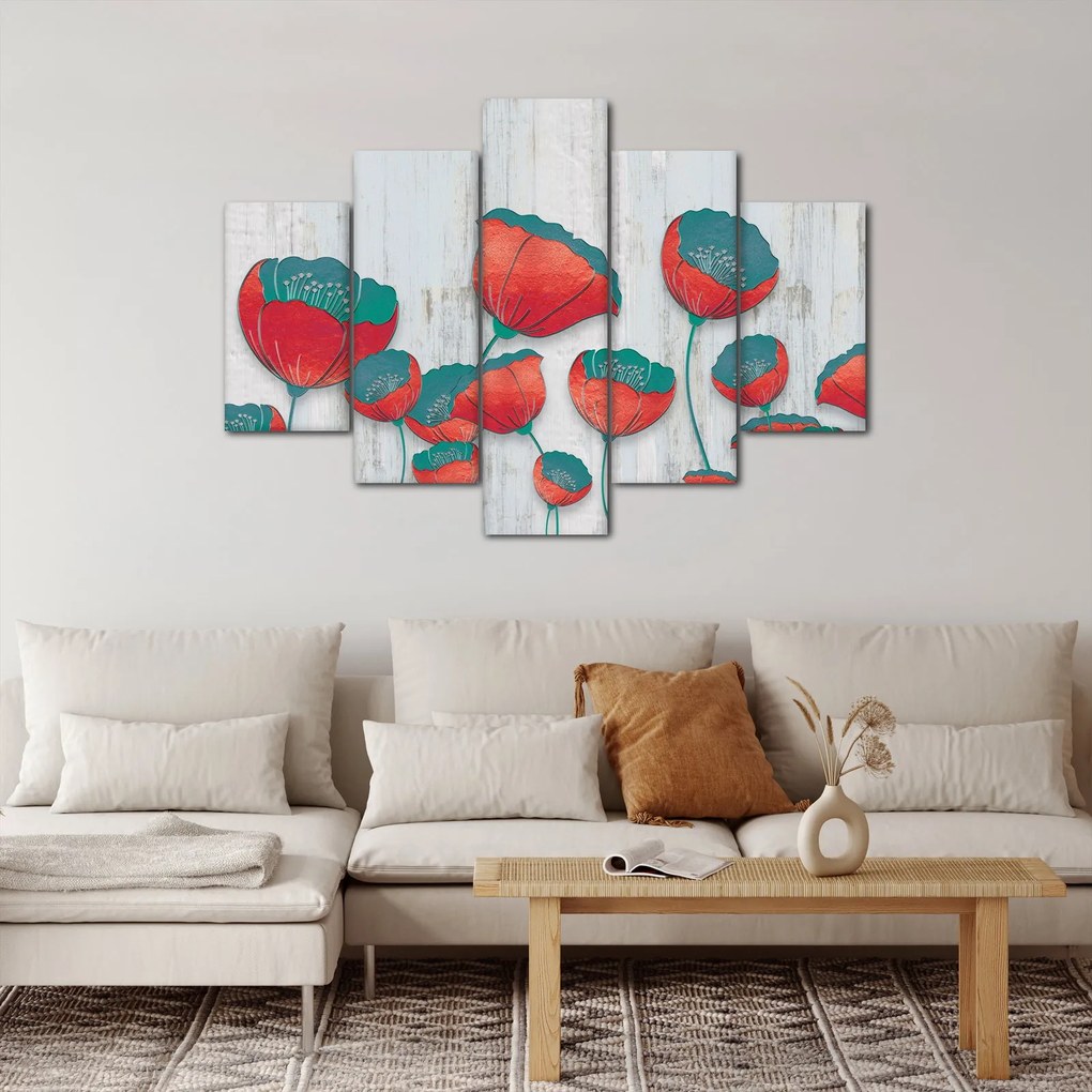 Kép - Pipacsok - kerozin (150x105 cm)