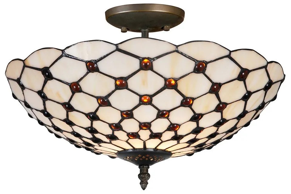Prezent TIFFANY VII. 109 Plafonlámpa 2x40W/E27 IP20