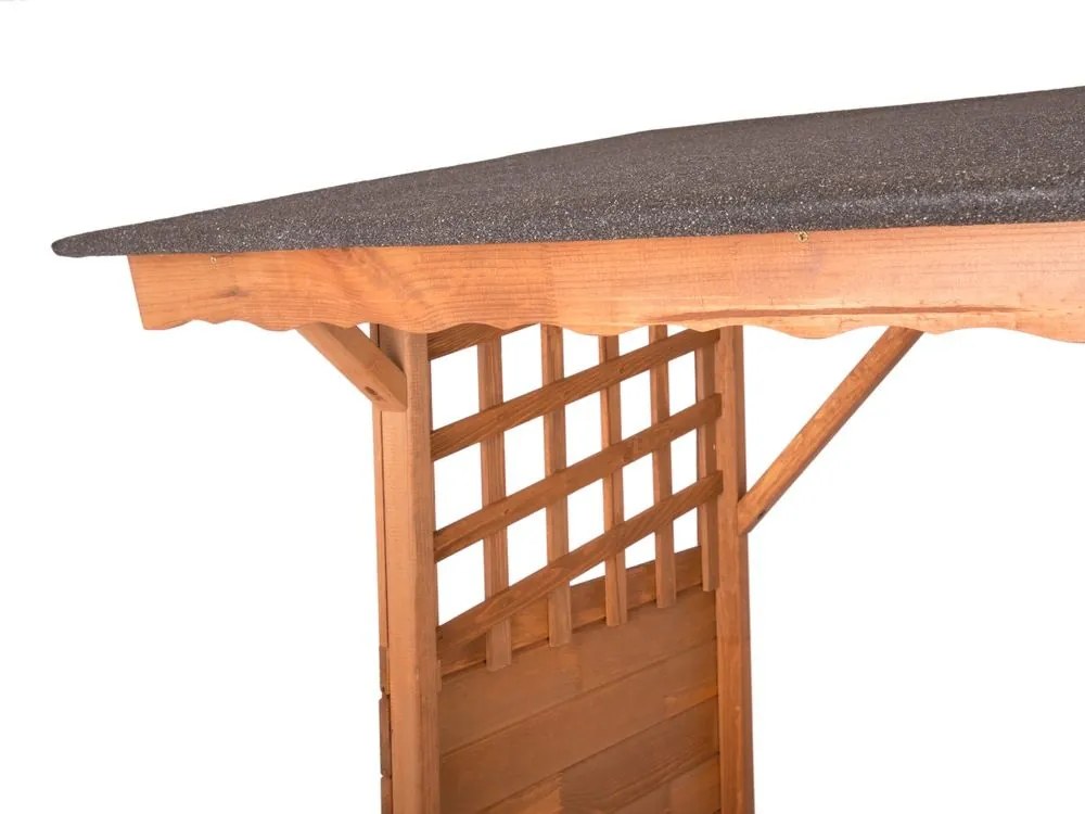 ROJAPLAST Fából készült tároló  kezelt fenyőfából 130 cm