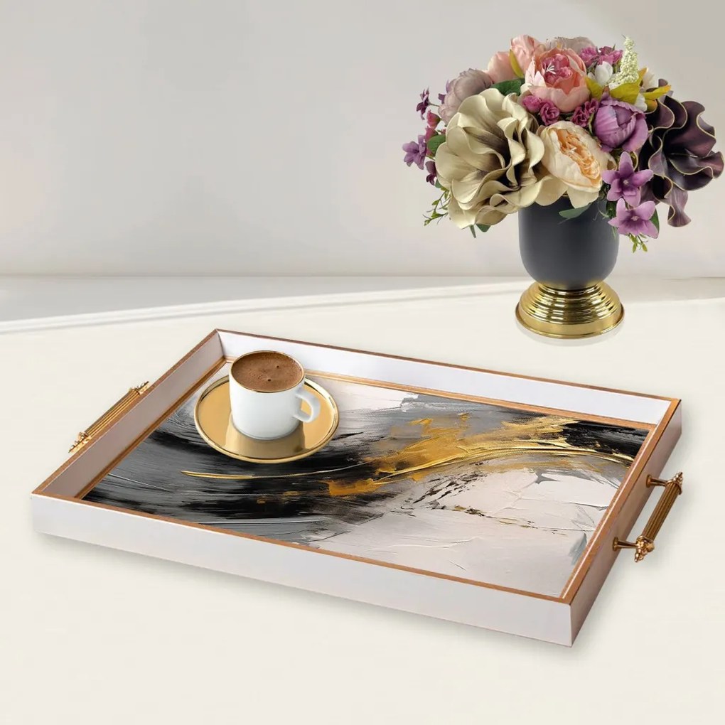 Üveg tálca, 38×24 cm – TPB9927