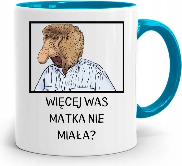 Kék Hordozós Bögre Janusz Többen Nem Voltatok Nyomtatott Fényképpel