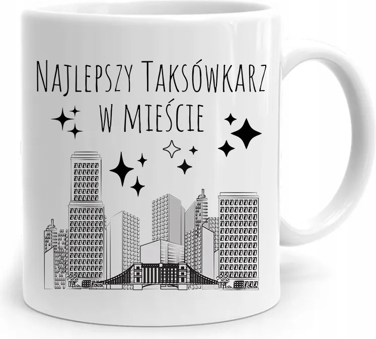 Ajándék Bögre Taxisofőrnek A Legjobb A Városban fényképes nyomattal