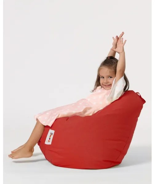 Babzsák 60x60 cm piros