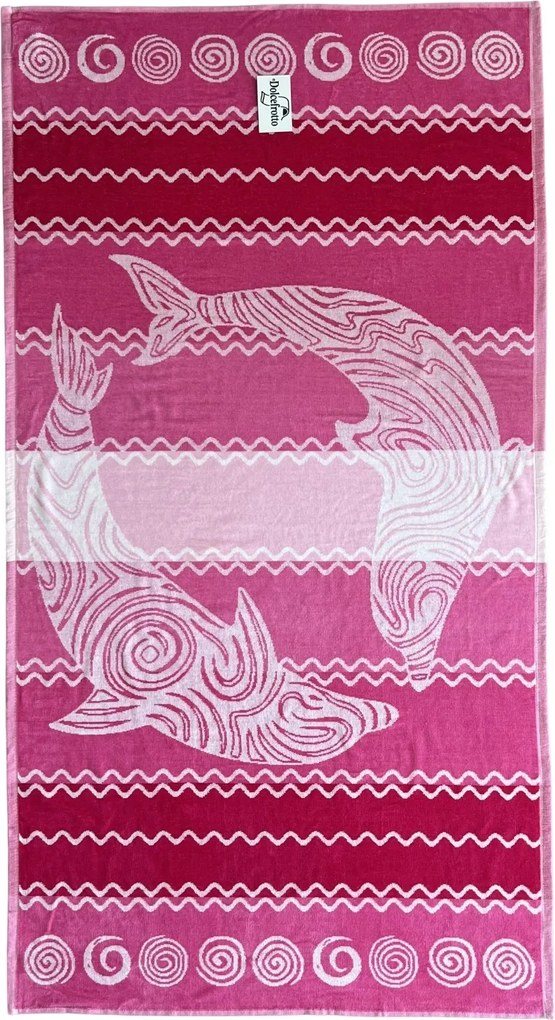 PANTELLERIA Strandtörölköző pink 165x90cm