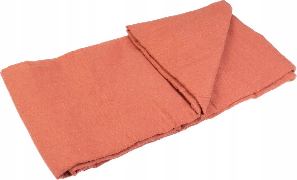 Pamut Ágytakaró Kanapéra Ágy Fotel Piros Terrakotta 220X240 Lucile
