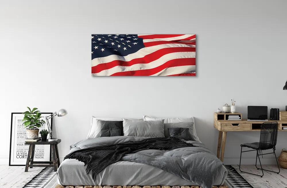 Canvas képek Amerikai zászló 100x50 cm