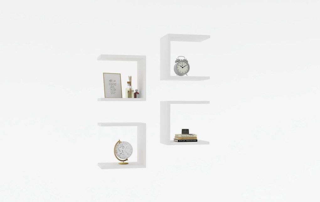 Fali polc Base - White