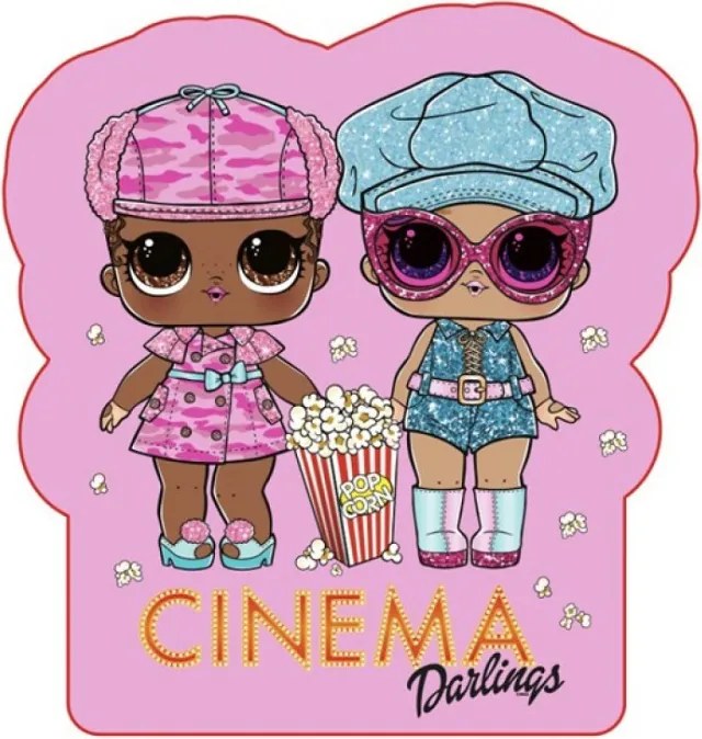 LOL Surprise Cinema formapárna, díszpárna 31x38 cm