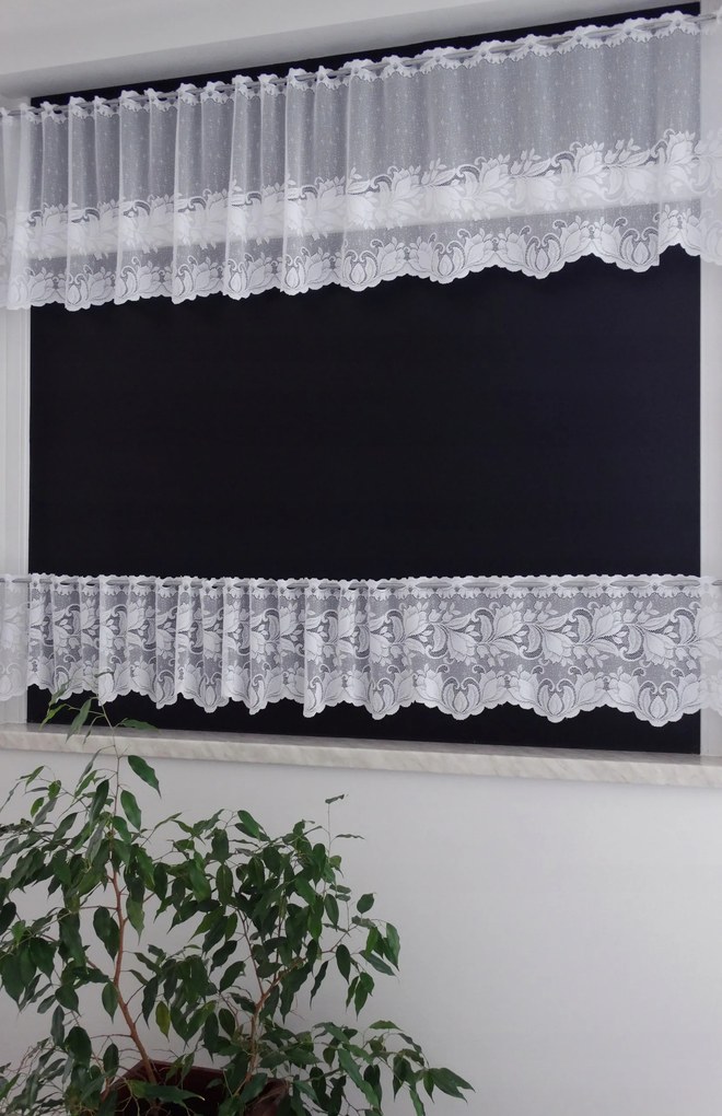 Mg Irigység jacquard 1280 Fehér 200x50cm M Lengyel