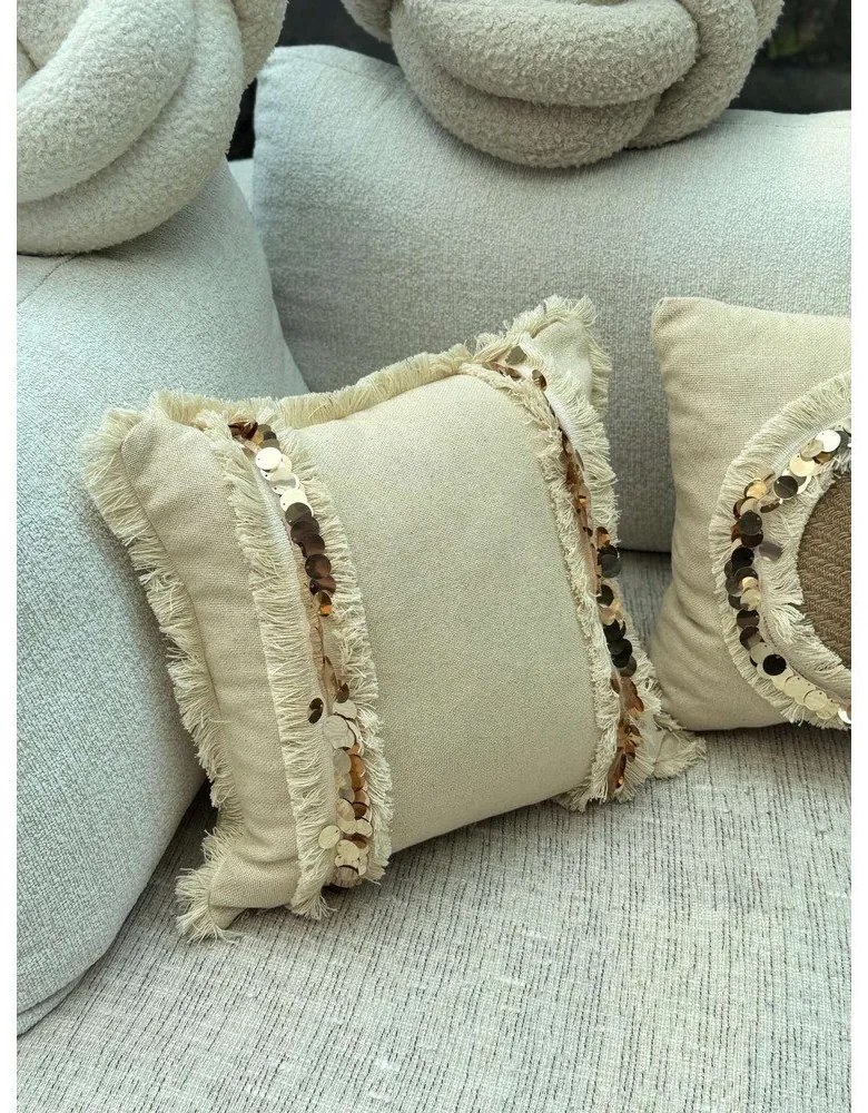 Párnahuzat 43x43 cm Sequins – Mioli Decor