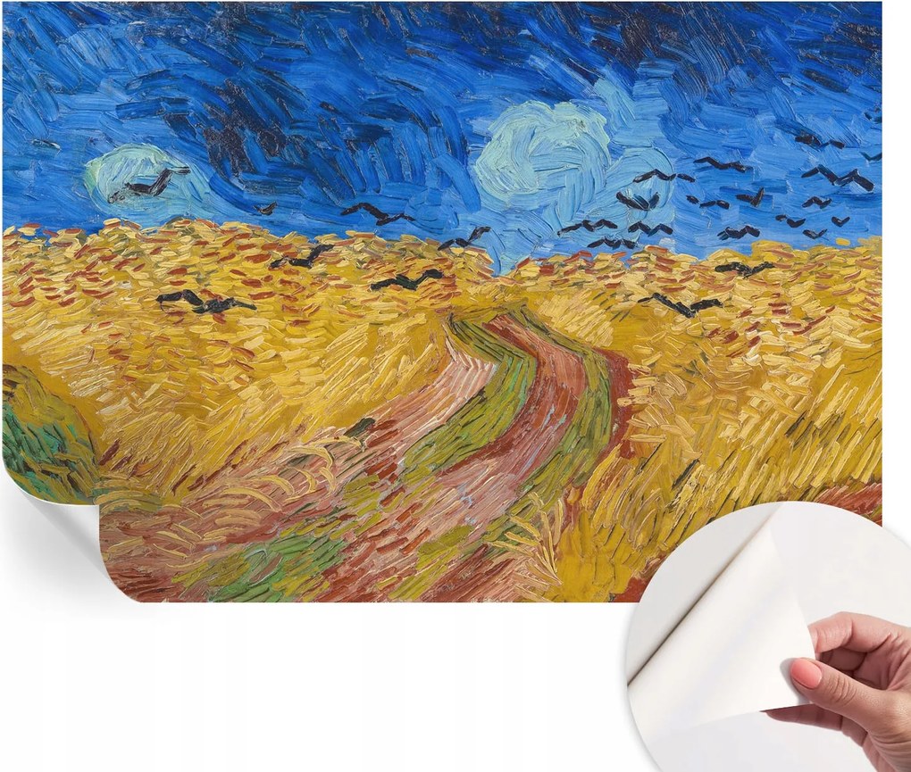 Dekoratív öntapadós fotótapéta Hálószobába Tájkép mező 152x104 cm