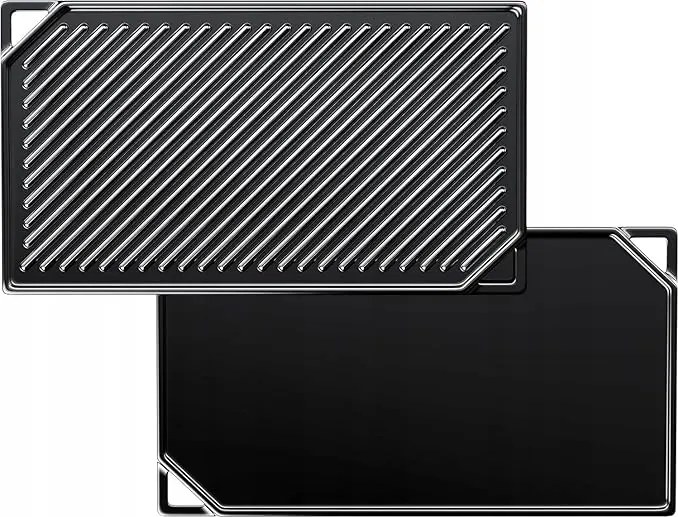 Öntöttvas Grillezőlap Kétoldalas 42×24 cm – Megfordítható