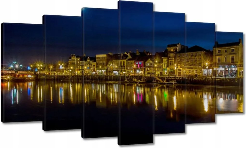 Festmények 140x80 Tengerparti város