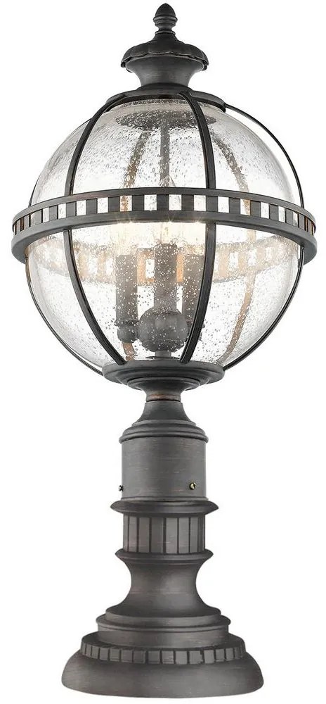 Elstead KL-HALLERON-3M - Kültéri lámpa HALLERON 3xE14/60W/230V IP44