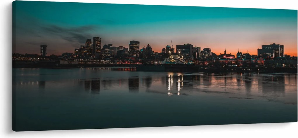 Nagy város képe (120x50 cm)