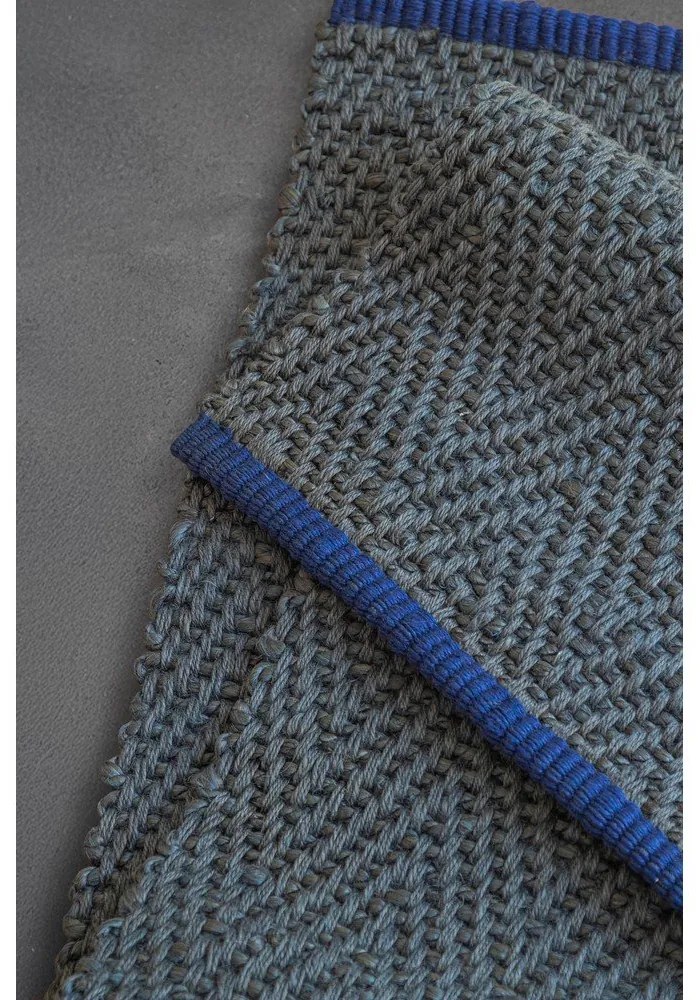 Sötétzöld juta szőnyeg 50x80 cm Notes – Mette Ditmer Denmark