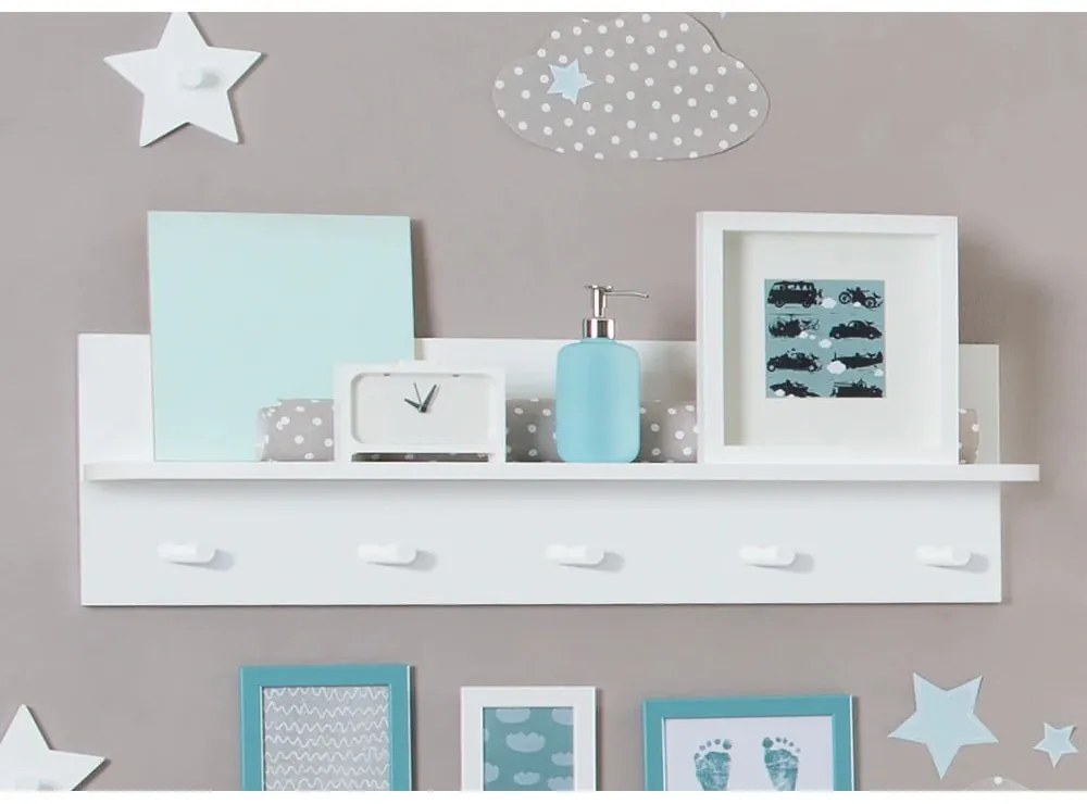 Fehér fali gyerek fogas Dreamworld 3 – Roba