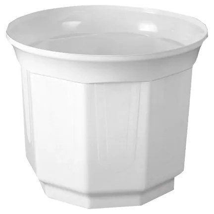 OKTET KASPÓ MŰANYAG FEHÉR 20 CM