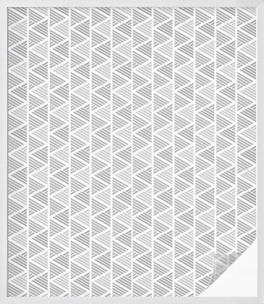 Konyhai Fürdőszoba Ablakfólia Adatvédelem Rombusz mintás 100x116