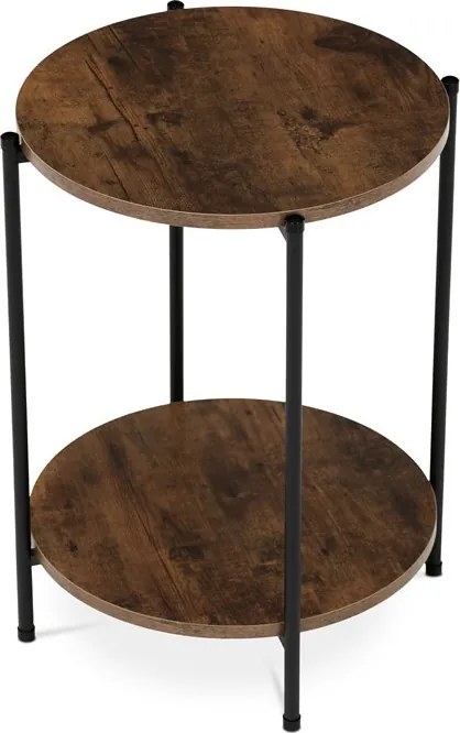 Dohányzóasztal/Tálaló asztal Öregtölgy színben MDF-ből.