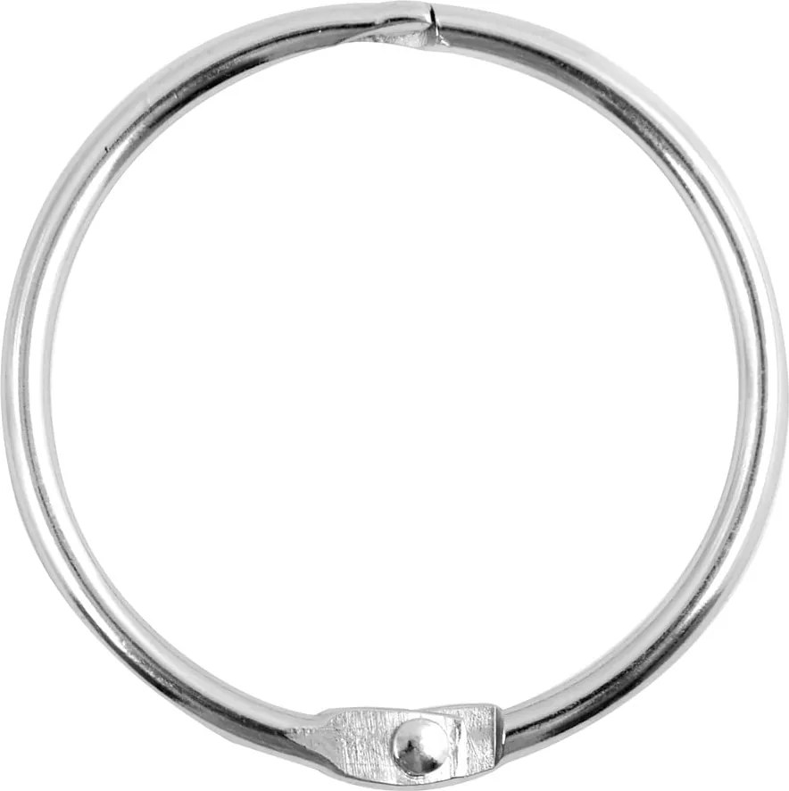 Matt ezüstszínű zuhanyfüggöny karika szett 12 db-os Ringo Small – Spirella