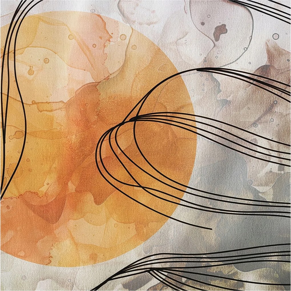 Fotótapéta Fali tapéta a nappaliba Harmonikus absztrakt 250x250 Ragasztó