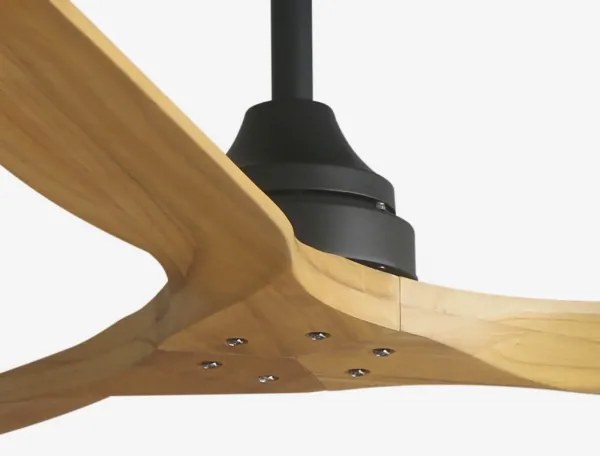 FARO 33718DC ALO L mennyezeti ventilátor fa/fekete, 152 cm, DO-val