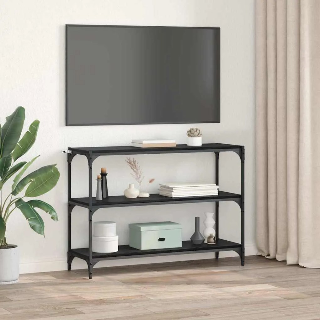 Könyvespolc Musta tammi 100 x 33 x 71 cm Faanyag