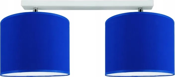 Divatos plafon lámpa, mennyezeti, függeszték modern lámpabúra 20cm kék Led