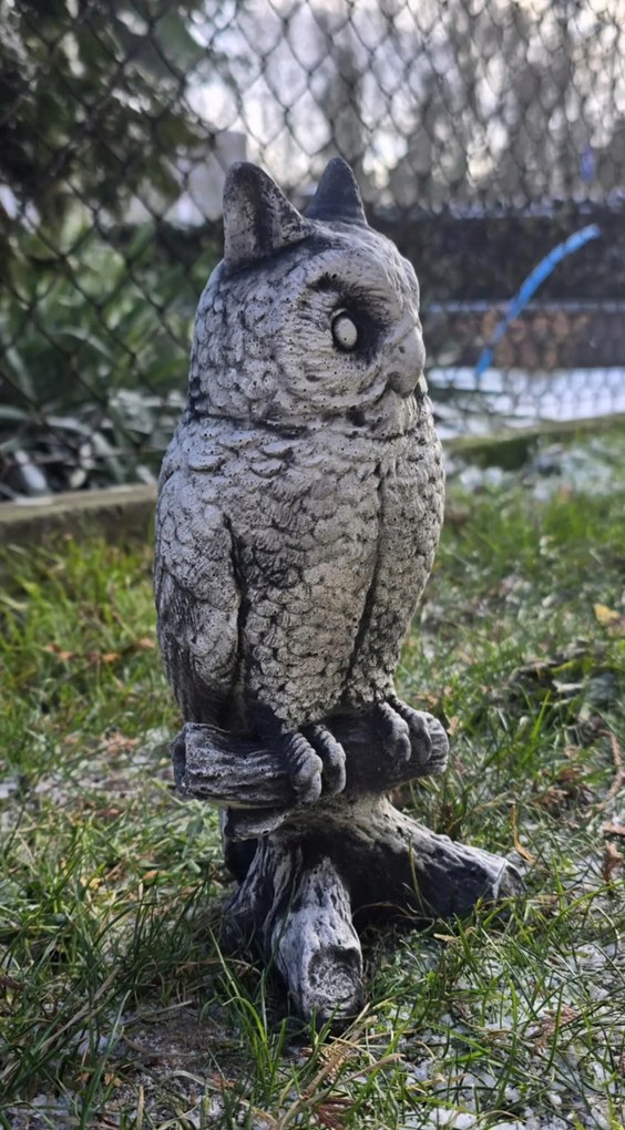 Beton figura Bagoly kerti figurák beton kerti dekoráció